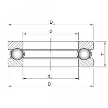 ISO 51130 thrust ball bearings
