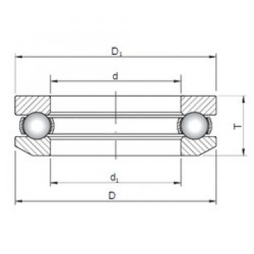 ISO 53207 thrust ball bearings