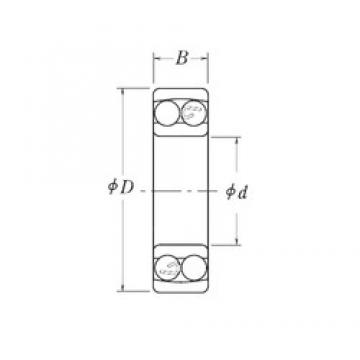 85,725 mm x 190,5 mm x 39,6875 mm  RHP NMJ3.3/8 self aligning ball bearings
