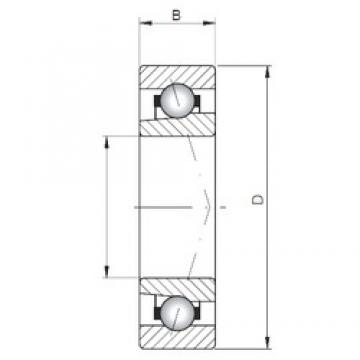 ISO 71815 C angular contact ball bearings