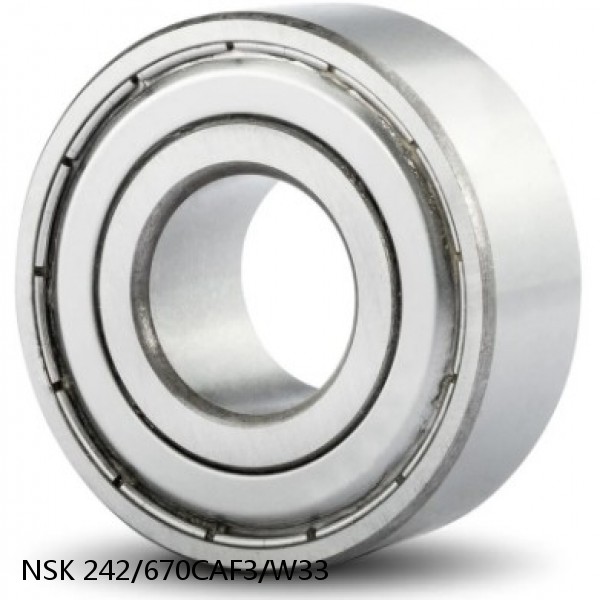 242/670CAF3/W33 NSK Double row double row bearings #1 small image