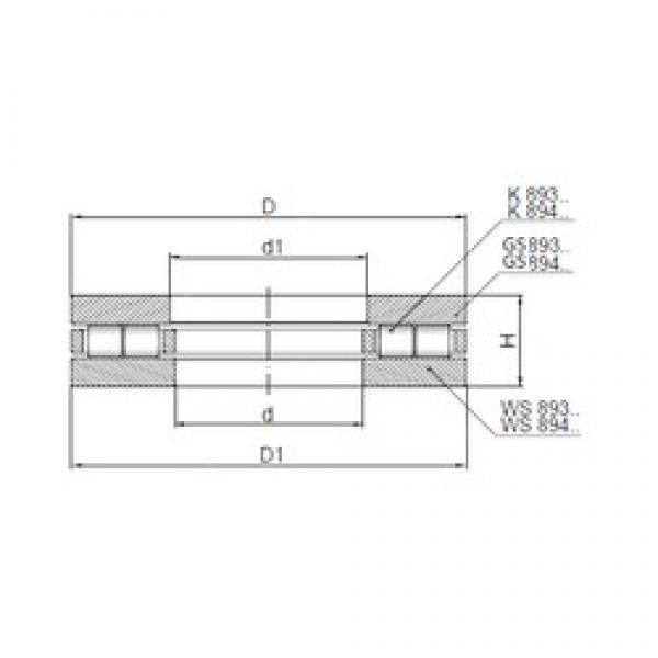 ISO 89317 thrust roller bearings #3 image
