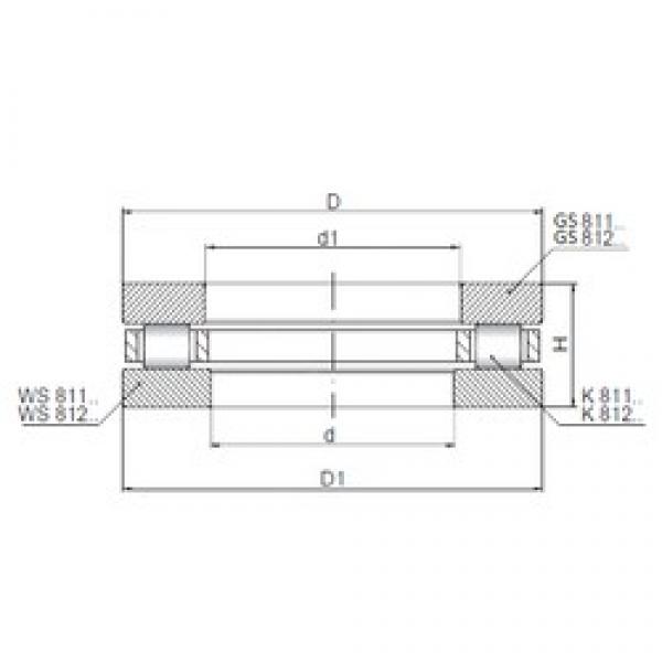 ISO 81110 thrust roller bearings #3 image