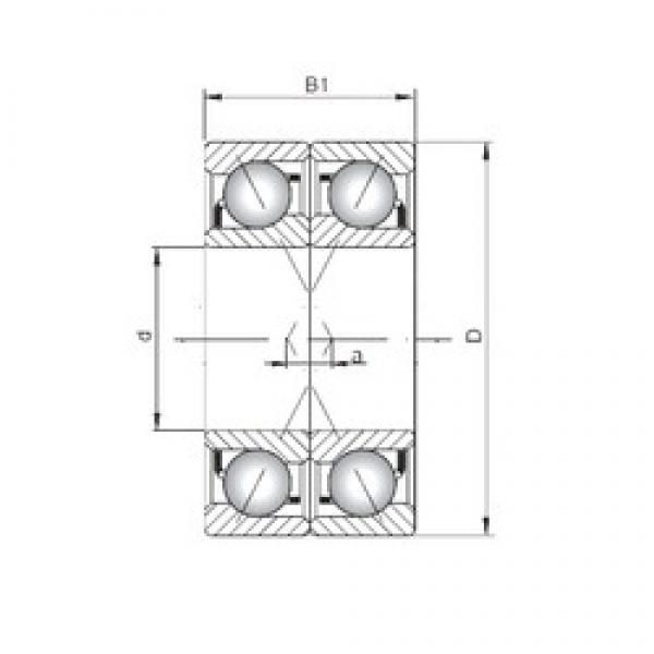 ISO 7311 CDF angular contact ball bearings #3 image