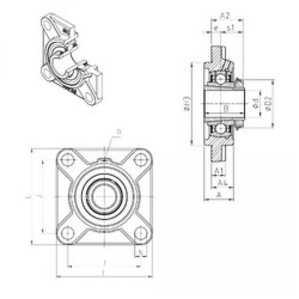 SNR UKFS310H bearing units #3 image