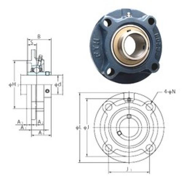 FYH UCFCX11-36 bearing units #3 image