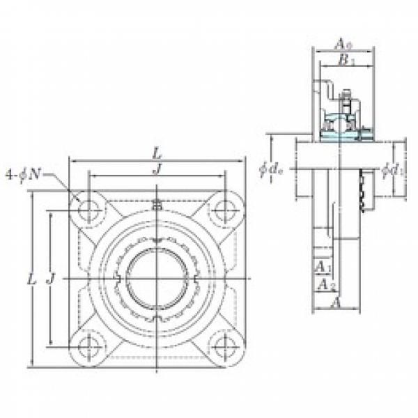 KOYO UKFX17 bearing units #3 image
