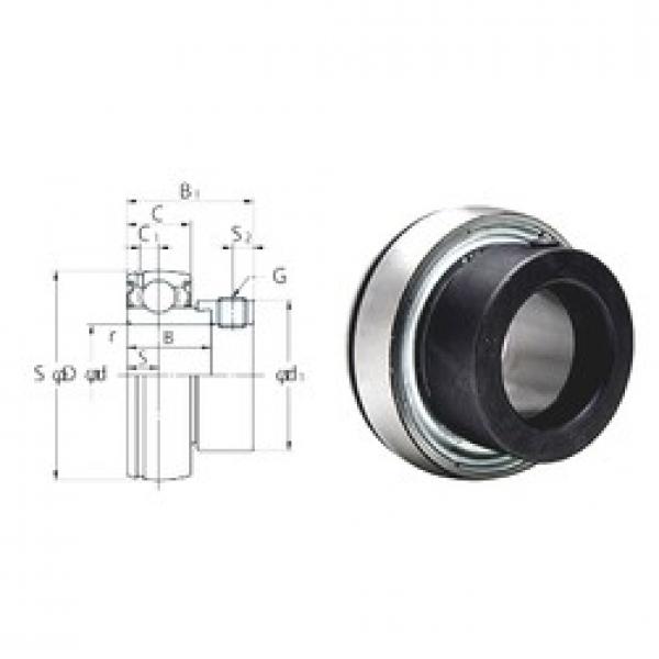 25 mm x 52 mm x 21,5 mm  KOYO SA205F deep groove ball bearings #3 image