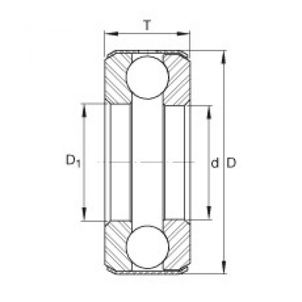 INA D17-A1 thrust ball bearings #3 image
