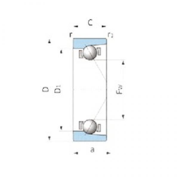 IJK ASB1535 angular contact ball bearings #3 image