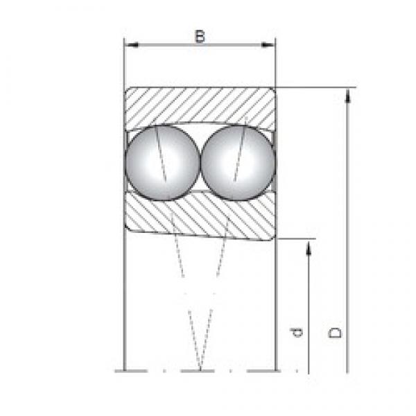 100 mm x 180 mm x 46 mm  ISO 2220K self aligning ball bearings #3 image
