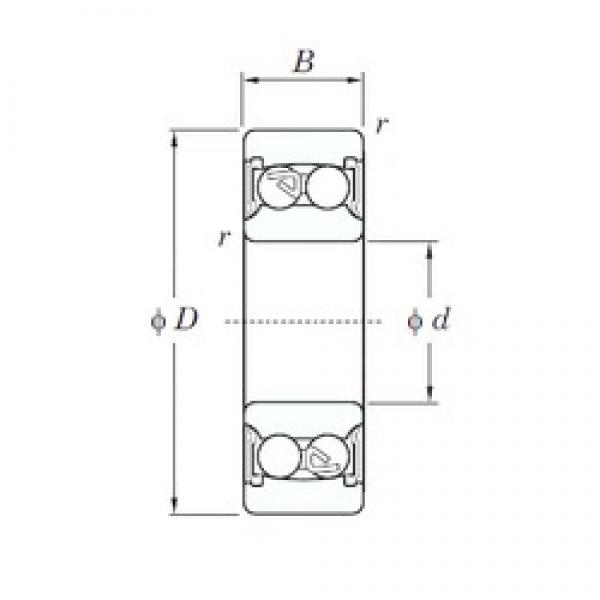 10 mm x 35 mm x 17 mm  KOYO 2300-2RS self aligning ball bearings #3 image