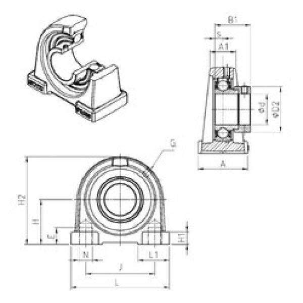 SNR ESPA207 bearing units #3 image