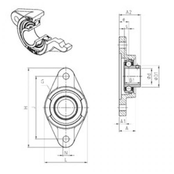 SNR USFL204 bearing units #3 image