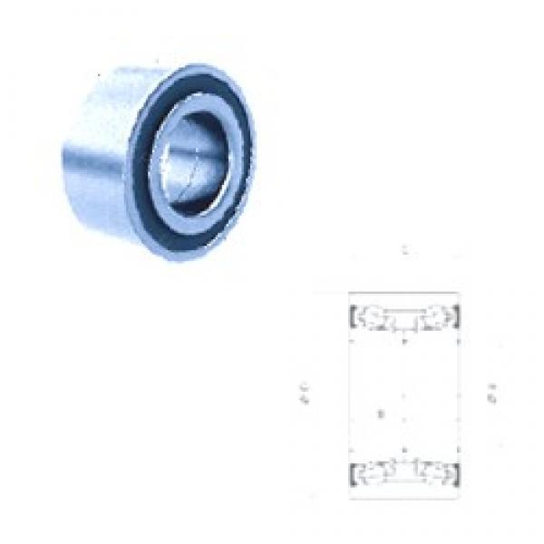 42 mm x 75 mm x 37 mm  PFI PW42750037CS angular contact ball bearings #3 image