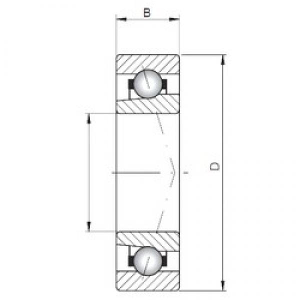 ISO 71815 C angular contact ball bearings #3 image