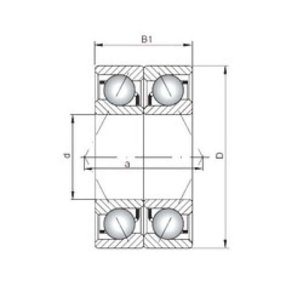 ISO 7208 BDB angular contact ball bearings #3 image