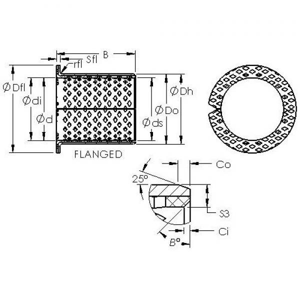 AST ASTB90 F18060 plain bearings #3 image