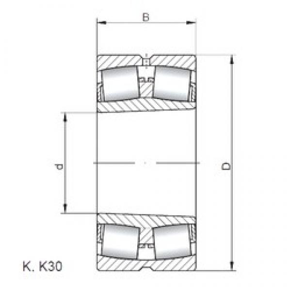 260 mm x 480 mm x 130 mm  ISO 22252 KW33 spherical roller bearings #3 image